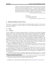 6 Randomized Binary Search Trees