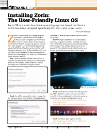 Installing Zorin: the User-Friendly Linux OS