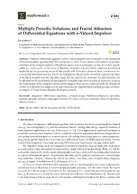 Multiple Periodic Solutions and Fractal Attractors of Differential Equations with N-Valued Impulses