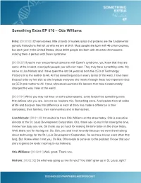 Something Extra EP 076 – Otis Williams