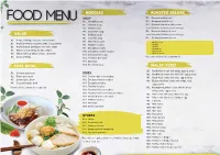 02Menu A3 Cluny Food Hall Website