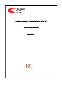 Ess4 - 2008 Documentation Report