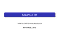 Genomic Files
