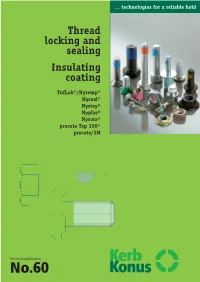 Thread Locking and Sealing Insulating Coating