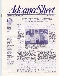1993 Fall Advancesheet