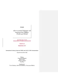 Definition of Object-Oriented FRBR