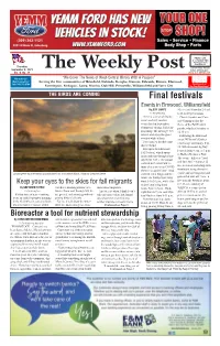 Final Festivals Events in Elmwood, Williamsfield by JEFF LAMPE 10 P.M