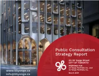 Public Consultation Strategy Report