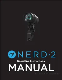Shearwater Nerd 2 Manual