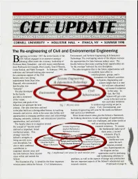The Re-Engineering of Civil and Environmental Engineering