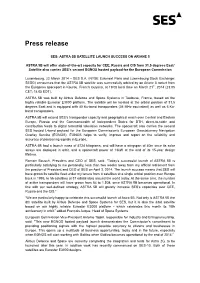 2014-03-22 SES ASTRA 5B Launch Success-E