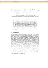 Including Co-Referent Uris in a SPARQL Query