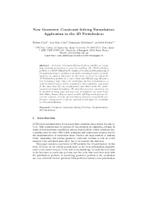 New Geometric Constraint Solving Formulation: Application to the 3D Pentahedron