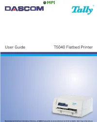 User-Manual-Dascom-Tally-T5040-En