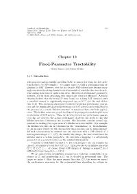 Fixed-Parameter Tractability Marko Samer and Stefan Szeider