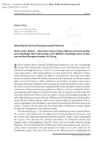 Marion Rutz Giessen University (Germany) Email: Marionrutz@Gmail.Com ORCID
