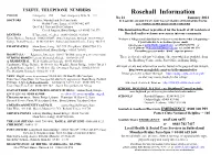 Rosehall Information