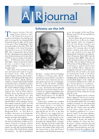 Schisms on the Left He Surprise Election of the Left- As an Increasingly Ineffectual Prime Winger Jeremy Corbyn As Leader Minister Until 1935