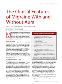 The Clinical Features of Migraine with and Without Aura Patients Often Mistake Their Disorder for Something Else