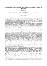 A Long-Term Study of Recruitment in the Tundra Bean Goose Overwintering in Zeeland (The Netherlands)