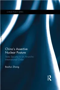 China's Assertive Nuclear Posture
