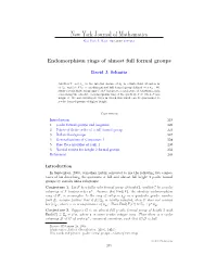 Endomorphism Rings of Almost Full Formal Groups