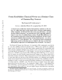Fermi Establishes Classical Novae As a Distinct Class of Gamma-Ray Sources