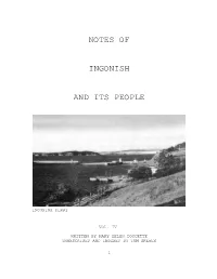 Names for Notes of Ingonish and Its People Vol. IV