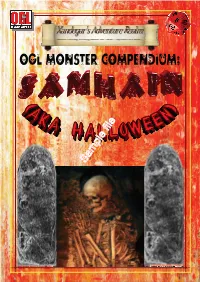 OGL Monster Compendium
