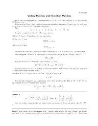 Unitary-And-Hermitian-Matrices.Pdf