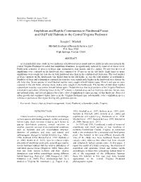 Amphibian and Reptile Diversity In
