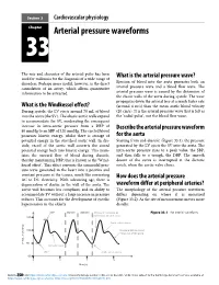 Arterial Pressure Waveforms