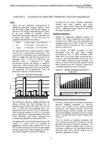 Chapter 3: Overview of Maritime Transport System in Indonesia