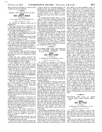 CONGRESSIONAL RECORD— Extensions Of