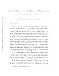 Milnor and Finite Type Invariants of Plat-Closures