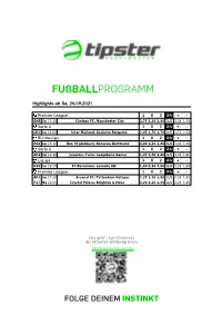 Fußballprogramm