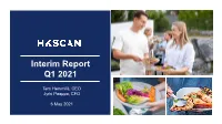 Presentation: Interim Report Q1/2021