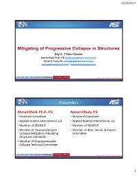 Progressive Collapse Design