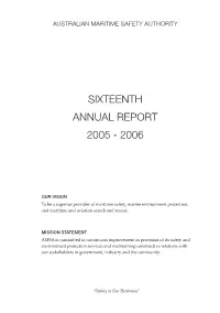 Sixteenth Annual Report 2005 - 2006