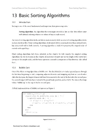 13 Basic Sorting Algorithms