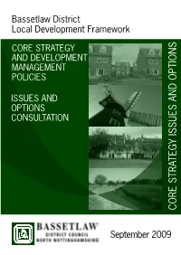 Core Strategy Issues and Options Consultation