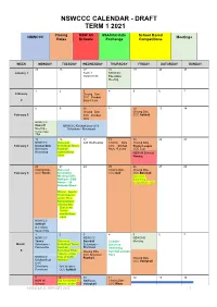 Nswccc Calendar - Draft Term 1 2021