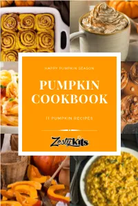 Pumpkin Cookbook