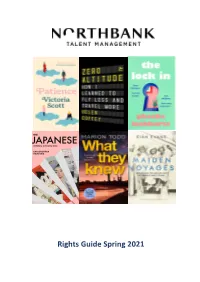 Rights Guide Spring 2021 Contents