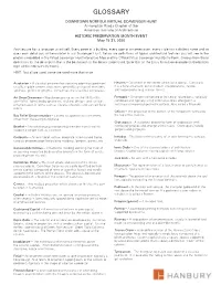 Scavenger Hunt Glossary