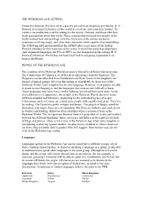The Hyborian Age Setting for AD&D 1St Edition