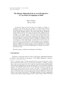 The Qiangic Subgroup from an Areal Perspective: a Case Study of Languages of Muli