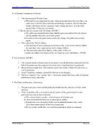 D. a Written Constitution for Rome 1. the Importance of Written Laws A