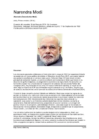 Narendra Modi (Narendra Damodardas Modi)