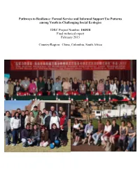 Pathways to Resilience: Formal Service and Informal Support Use Patterns Among Youth in Challenging Social Ecologies